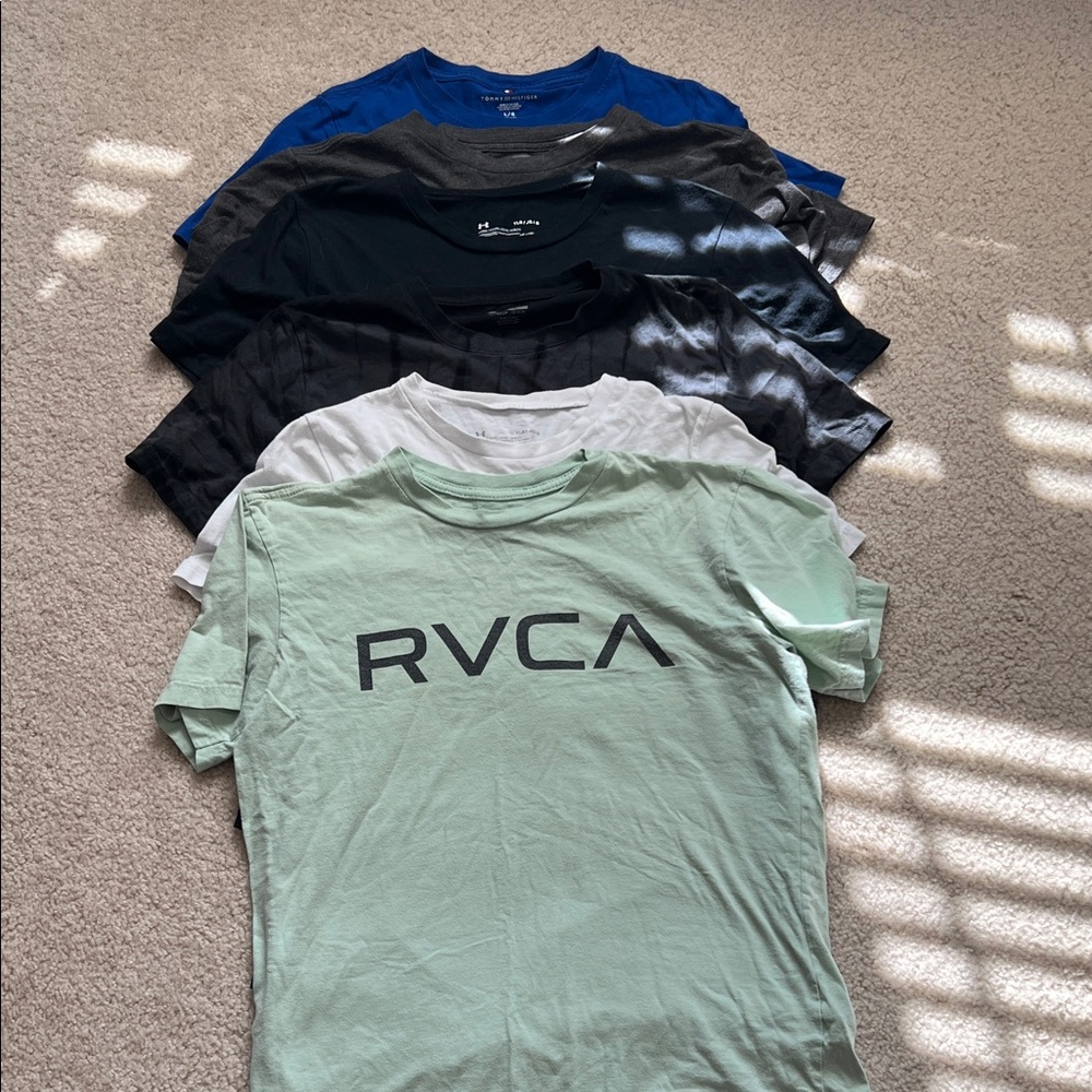 RVCA boys Short Sleeve T-Shirt - Mint Green